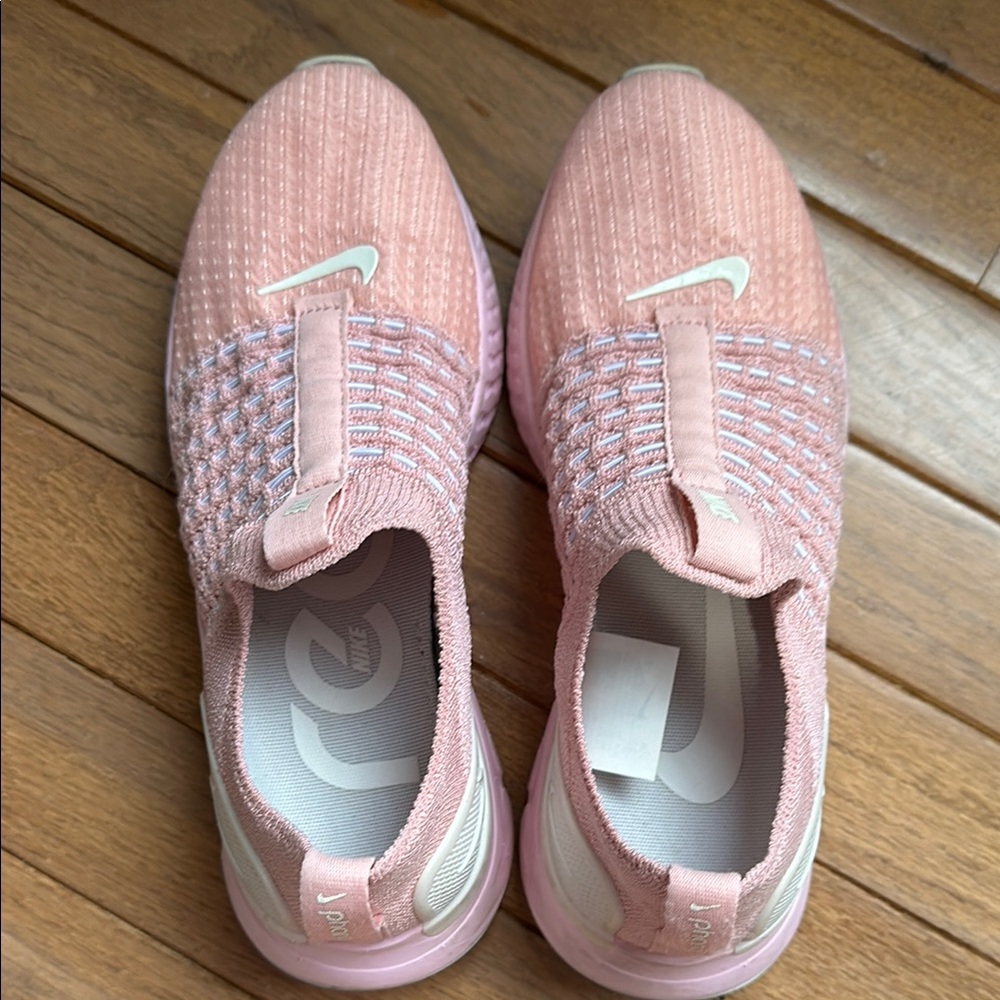 Nike Women's Pink Slip-On Sneakers